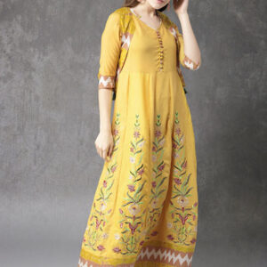 Anouk Women Embroidered Kurta with Trousers