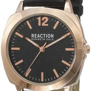 Reaction Kenneth Cole Analog Black Dial Women"s Watch