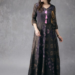 Anouk Women Printed A-Line Angrakha Kurta