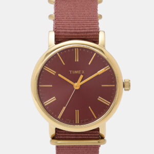 Timex Women Brick Red Analogue Watch TW2P78200