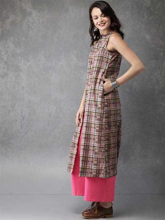 Anouk Women Printed Kurta with Trousers