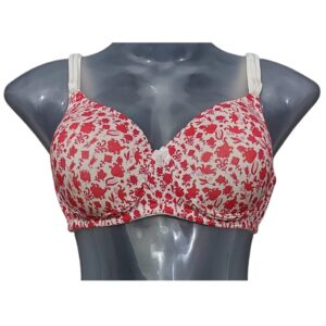 Strawberry Lenceria Women Printed Padded T-shirt Bra