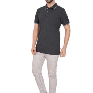 EXCLUSIVE COMFORT T-SHIRTGREY With White Tipping