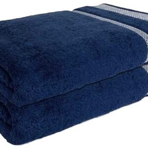 Welspun Hygro Hand Towel, Midnight Blue, 2 PCs.