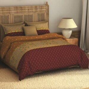 Welspun Rangana Satin Double Bed sheet