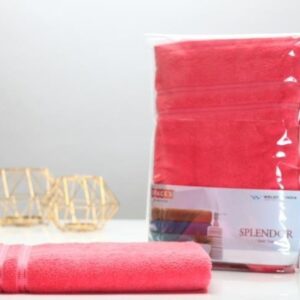 Welspun Splender Bath Towel, Peach Colour, 1PC