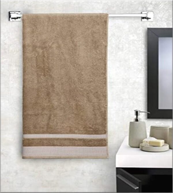 Welspun Hygro Bath Towel, Taupe, 1 PC