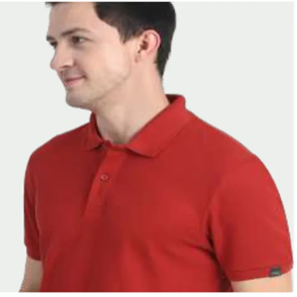 M&S Polo T-shirt, Regular Fit, Berry