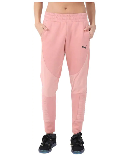 Puma Women Regular fit Blended Solid Track pants