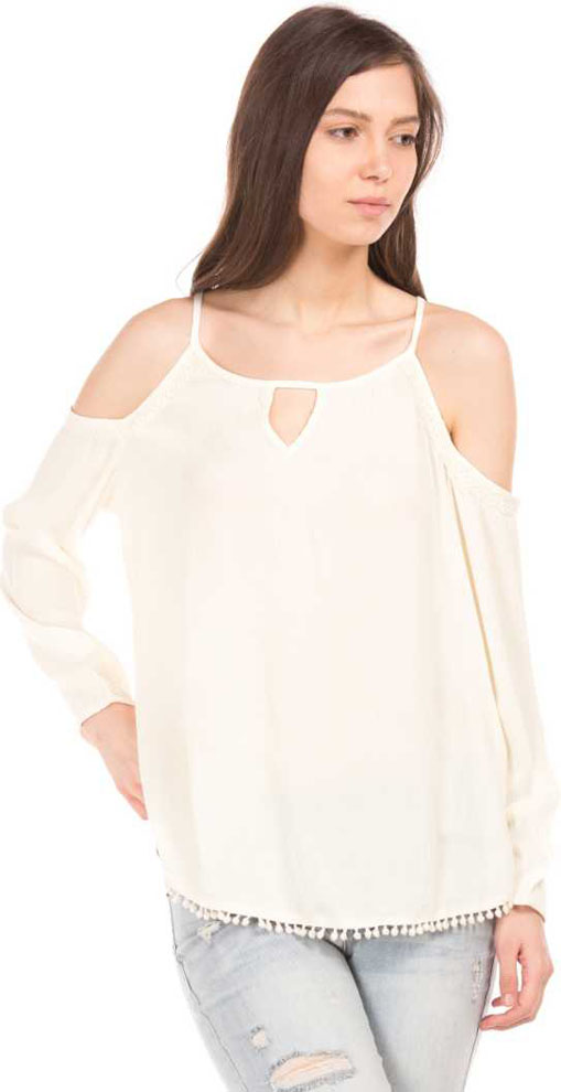 Aeropostale  Casual Full Sleeve Solid Women Top