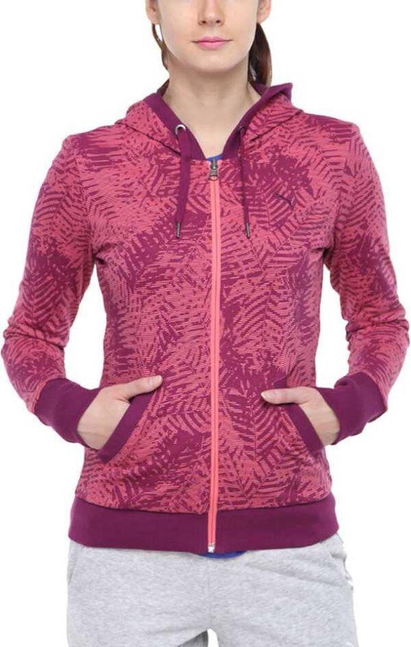 Puma Full Sleeve Floral Print Women Jacket