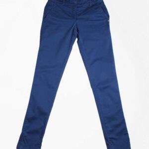 Puma  Slim Fit Women Blue Cotton Blend Trousers