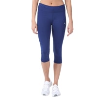 Puma Women Regular fit Blended Solid Track pants - Blue