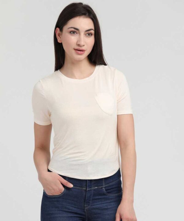 Aeropostale Solid Women Round Neck T-Shirt