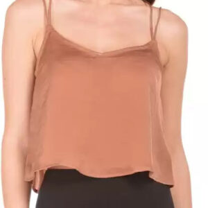 Aeropostale  Women Brown Camisole T-shirt