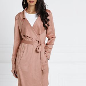 all about you Women Pink Suede Tailored Jacket