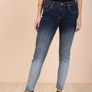 all about you Women Blue Skinny Fit Mid-Rise Clean Look Jeans