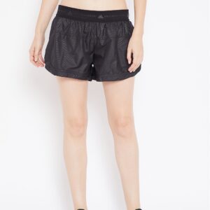 Stella Mccartney By Black Printed Run Adizero M10 Running Shorts