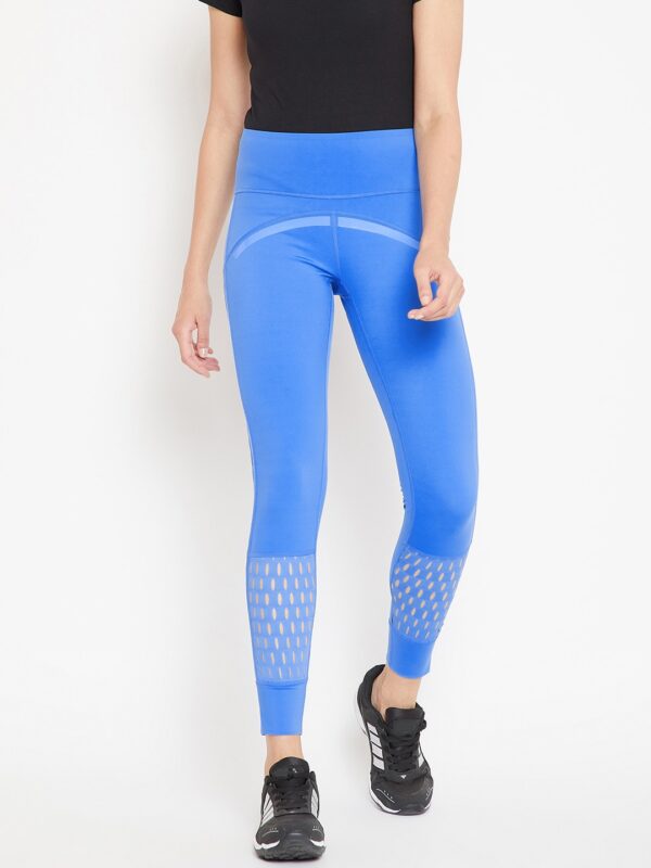 ADIDAS by Stella McCartney Women Blue Believe This Training Tights