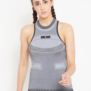 Stella McCartney by ADIDAS Women Grey Printed Ultra Running Tank Top