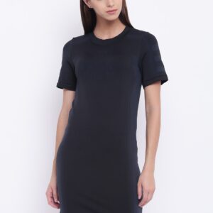 ADIDAS Originals Women Black Solid T-shirt Dress