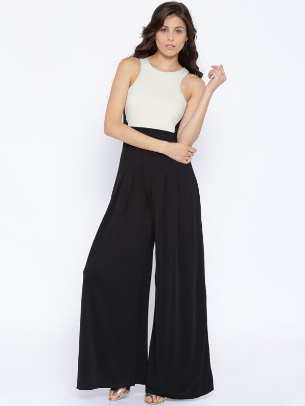 AND by Anita Dongre Black  White Jumpsuit