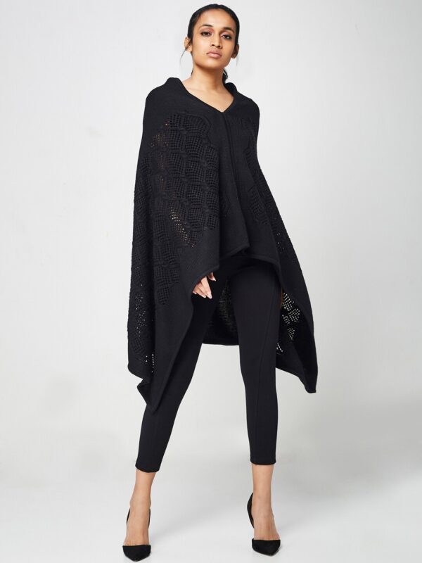 AND Women Self Design Poncho