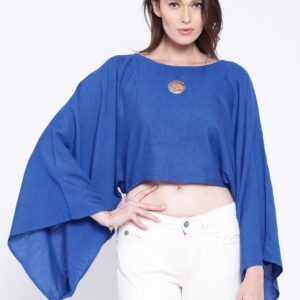 Anouk Blue Crop Top