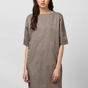 bhane Women Grey Solid Dress