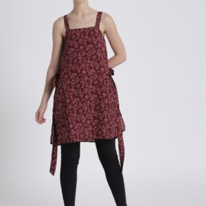 Chemistry Burgundy Printed Tunic