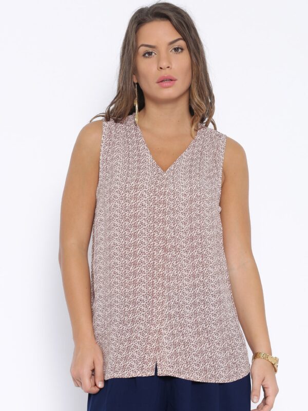 CODE by Lifestyle Women Pink  Maroon Printed Top