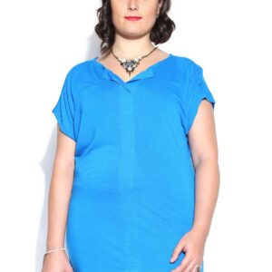 D Muse Women Curvy Blue Top