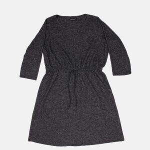 DOROTHY PERKINS Women Charcoal Grey Solid A-Line Dress