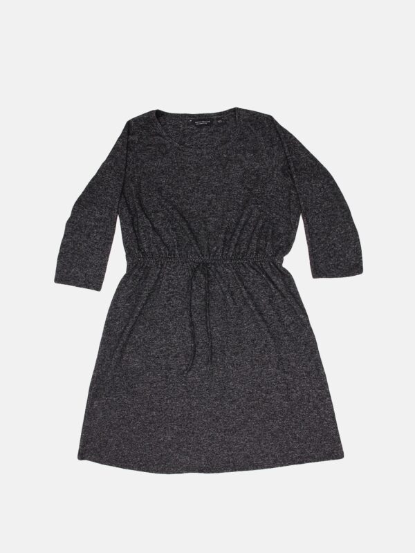 DOROTHY PERKINS Women Charcoal Grey Solid A-Line Dress