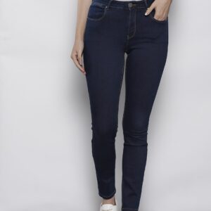 DOROTHY PERKINS Women Navy Blue Skinny Fit Mid-Rise Clean Look Stretchable Jeans