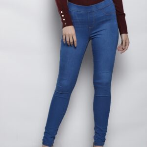 DOROTHY PERKINS Women Blue Solid Jeggings