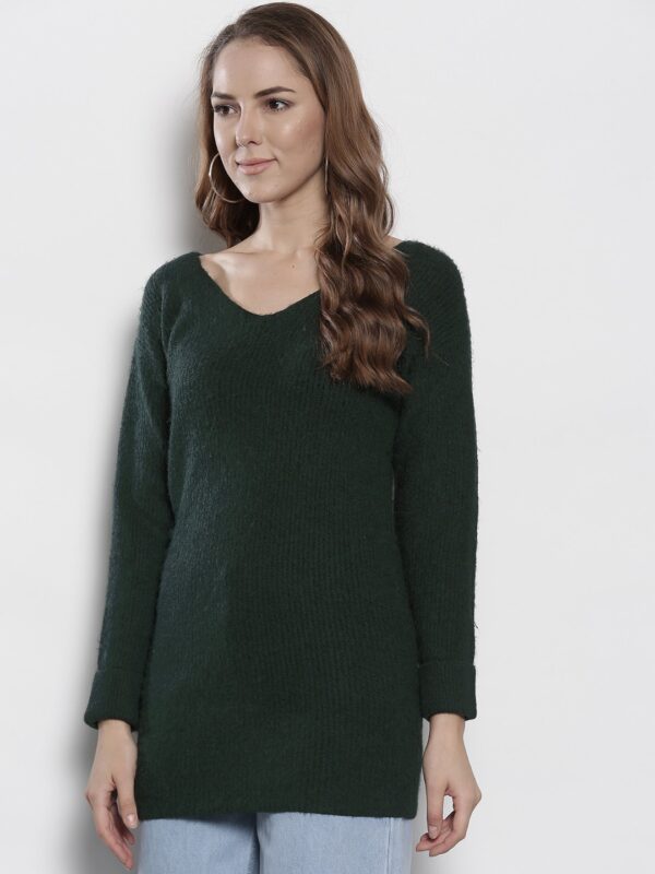 DOROTHY PERKINS Women Green Solid Pullover