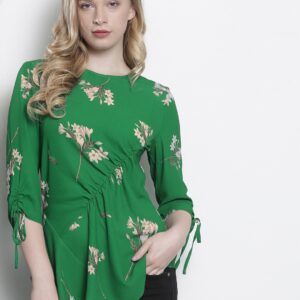 DOROTHY PERKINS Women Green Printed Top