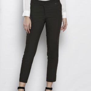 DOROTHY PERKINS Women Black Solid Trousers