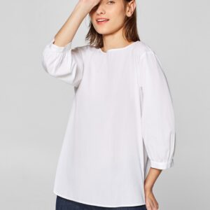 ESPRIT Women White Solid Top