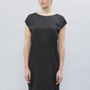 ether Women Black Solid Shift Dress