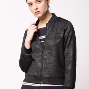 ether Women  Printed Bomber Jacket