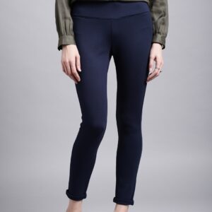 ETHER Navy Four-Way Stretch Trousers