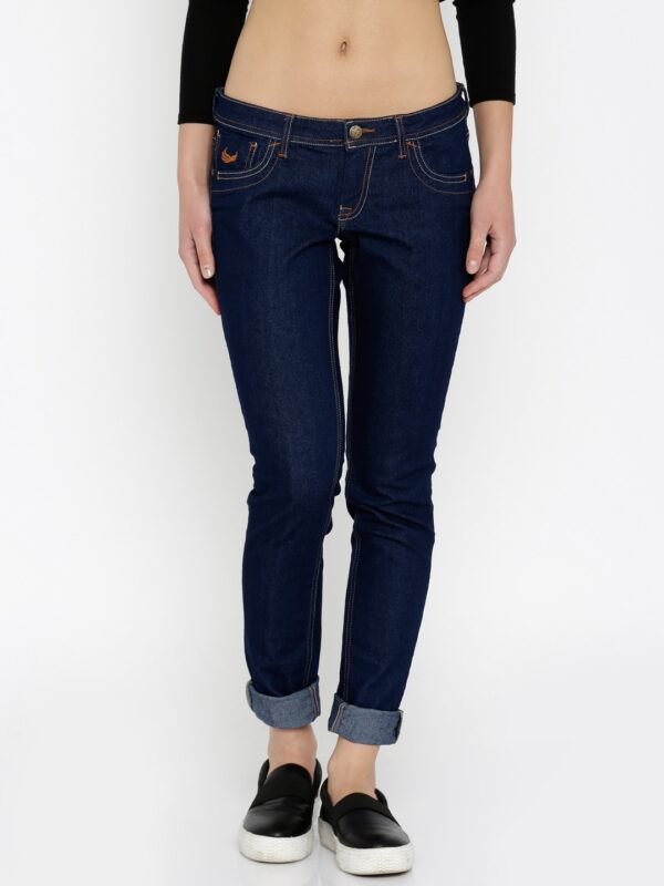 Flying Machine ONLY Navy Blue Skinny Fit Jeggings