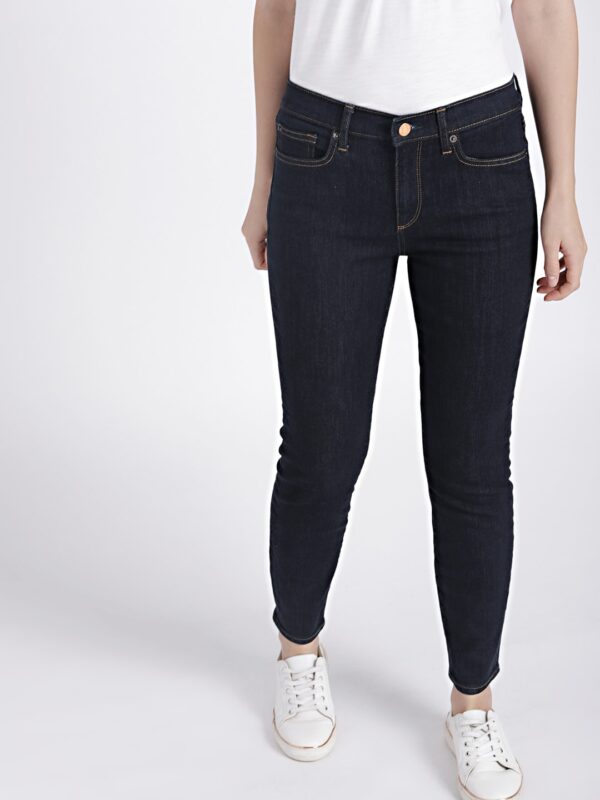 GAP Womens Blue Mid Rise True Skinny Jeans