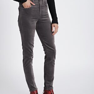 GAP Women Grey High Rise True Skinny Ankle Jeans in Velvet