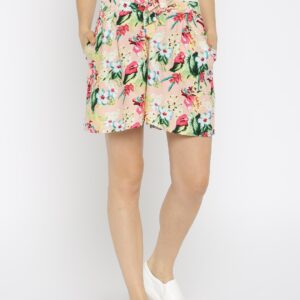 Ginger by Lifestyle Pink Floral Print Shorts