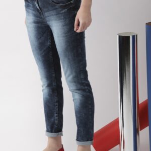 Harvard Women Blue Slim Fit Mid-Rise Jeans