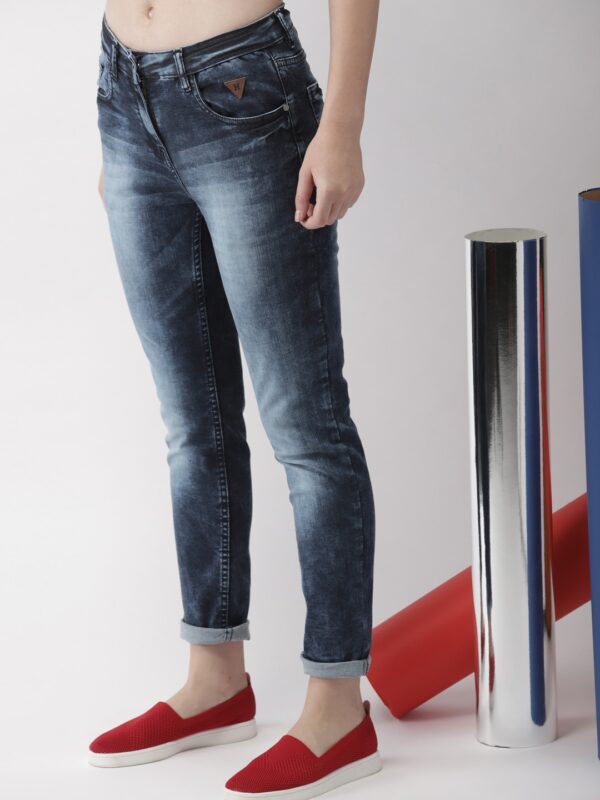 Harvard Women Blue Slim Fit Mid-Rise Jeans