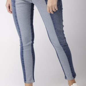 Harvard Women Blue Skinny Fit Mid-Rise Clean Look Stretchable Jeans